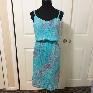 NWT Vintage Santiki Hawaiian Floral batik Dress